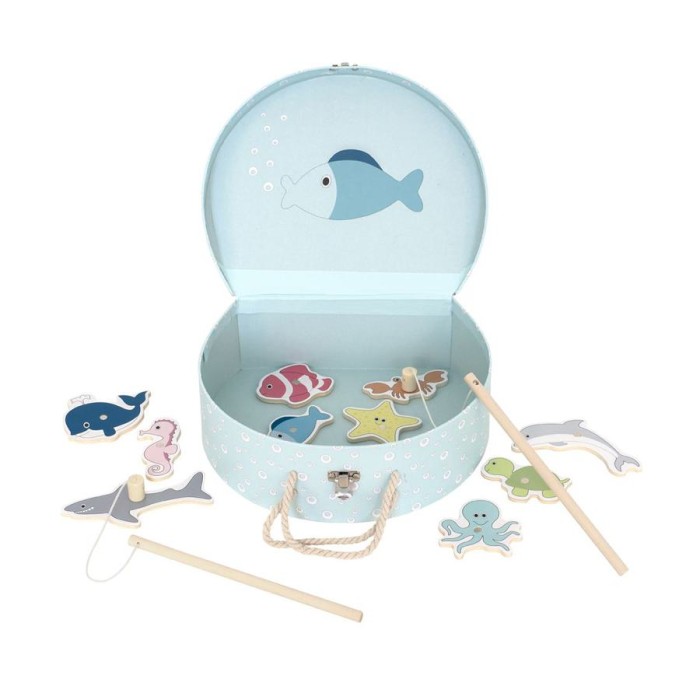 Ξύλινο Βαλιτσάκι Με Σύνεργα Ψαρέματος & Μαγνήτη Jabadabado Ξύλινο Βαλιτσάκι Με Σύνεργα Ψαρέματος & Μαγνήτη Jabadabado