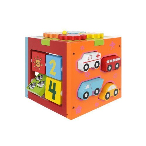 Ξύλινος Εκπαιδευτικός Κύβος Ξύλινος Εκπαιδευτικός Κύβος