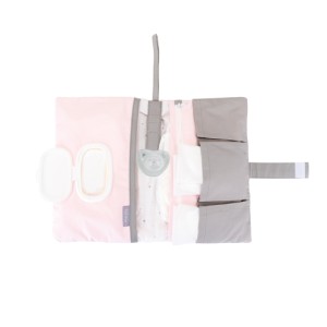 Υφασμάτινη Θήκη για Πάνες Και Μωρομάντηλα Με Κέντημα Dream Big Pink Kikka Boo