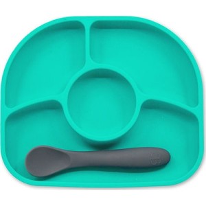 Yumi Πιάτο Σιλικόνης με Χωρίσματα Aqua Bbluv