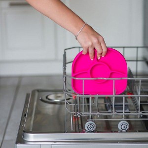 Yumi Πιάτο Σιλικόνης με Χωρίσματα Ροζ Bbluv Yumi Πιάτο Σιλικόνης με Χωρίσματα Ροζ Bbluv