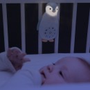 ZOE Πιγκουίνος φορητή βρεφική συσκευή ύπνου Bluetooth φως νυκτός χτύπο καρδιάς λευκοί ήχοι ZAZU BLUE