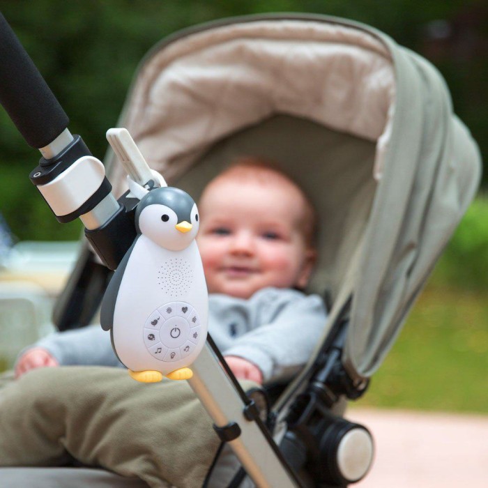 ZOE Πιγκουίνος φορητή βρεφική συσκευή ύπνου Bluetooth φως νυκτός χτύπο καρδιάς λευκοί ήχοι ZAZU Γκρι ZOE Πιγκουίνος φορητή βρεφική συσκευή ύπνου Bluetooth φως νυκτός χτύπο καρδιάς λευκοί ήχοι ZAZU Γκρι