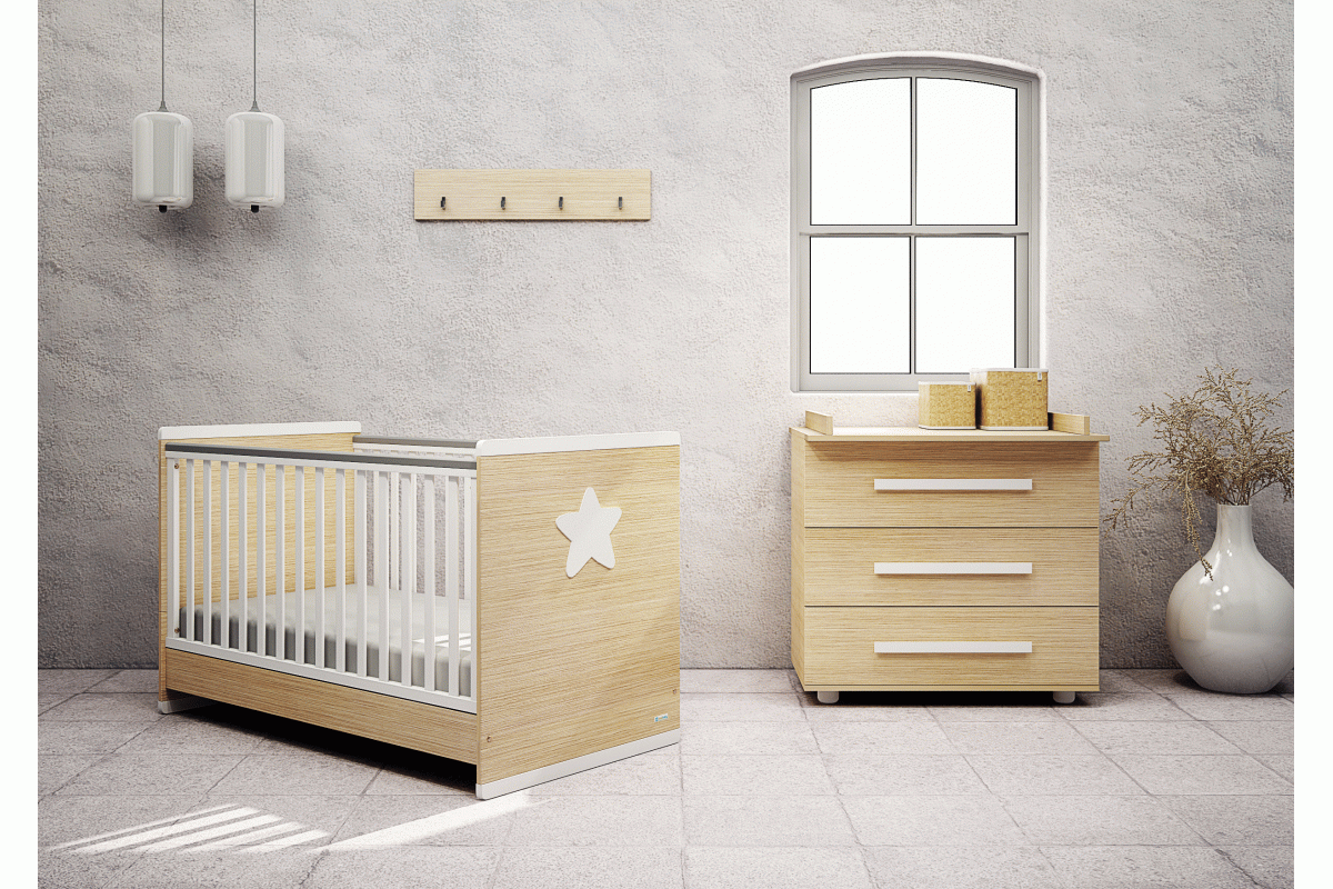 Βρεφικό Κρεβάτι Μετατρεπόμενο Σε Προεφηβικό Primo Casababy